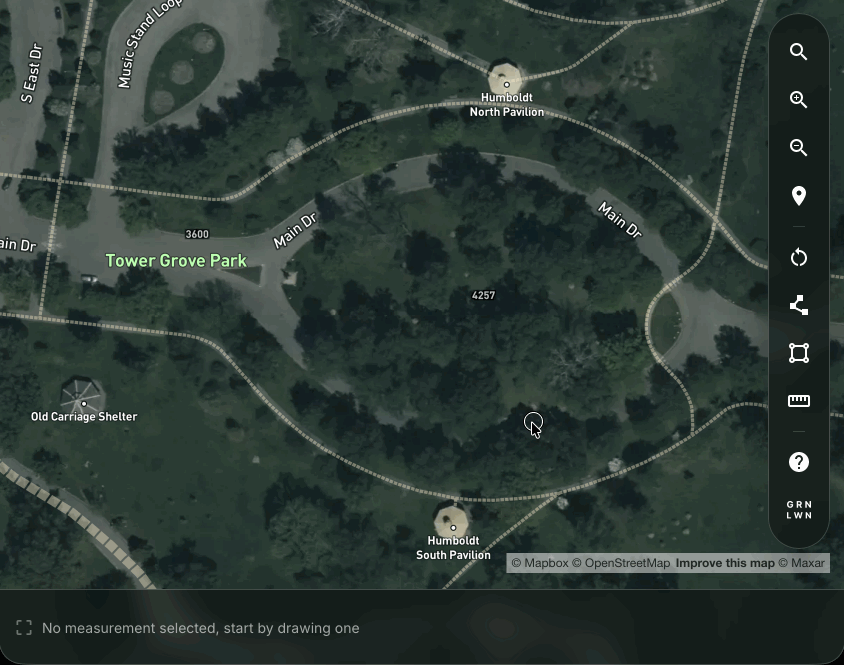 Measure distance on map